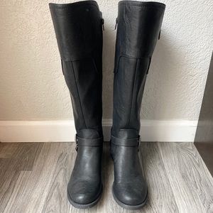 GUESS WIDE CALF RIDING BOOTS